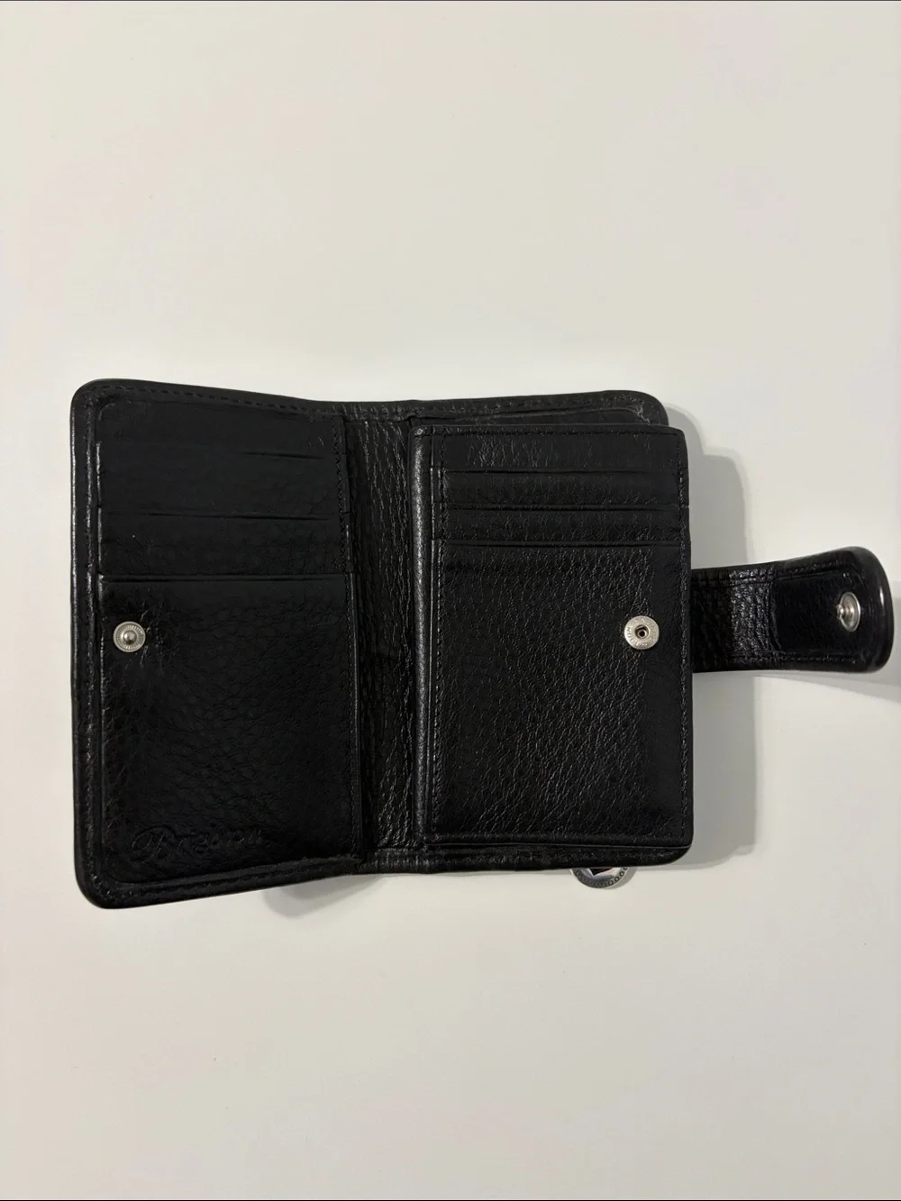 Brighton Black Women's Wallet with Heart Pattern